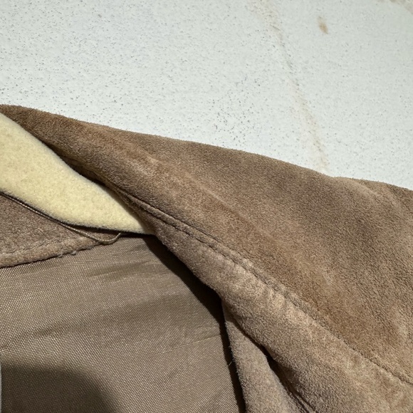 Alfani Vtg Women’s Fringe Leather Suede Jacket Size L Western Boho Festival - Picture 4 of 9